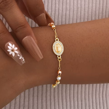 Aurelia™ - Pulsera Rosario Virgen María